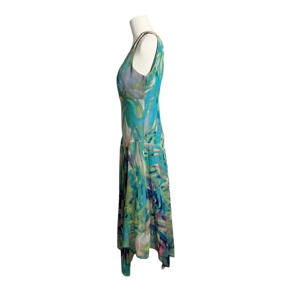 Rabbit Rabbit Rabbit Watercolor Dress Fairy Boho Floral Sunburst 10 - Picture 5 of 8